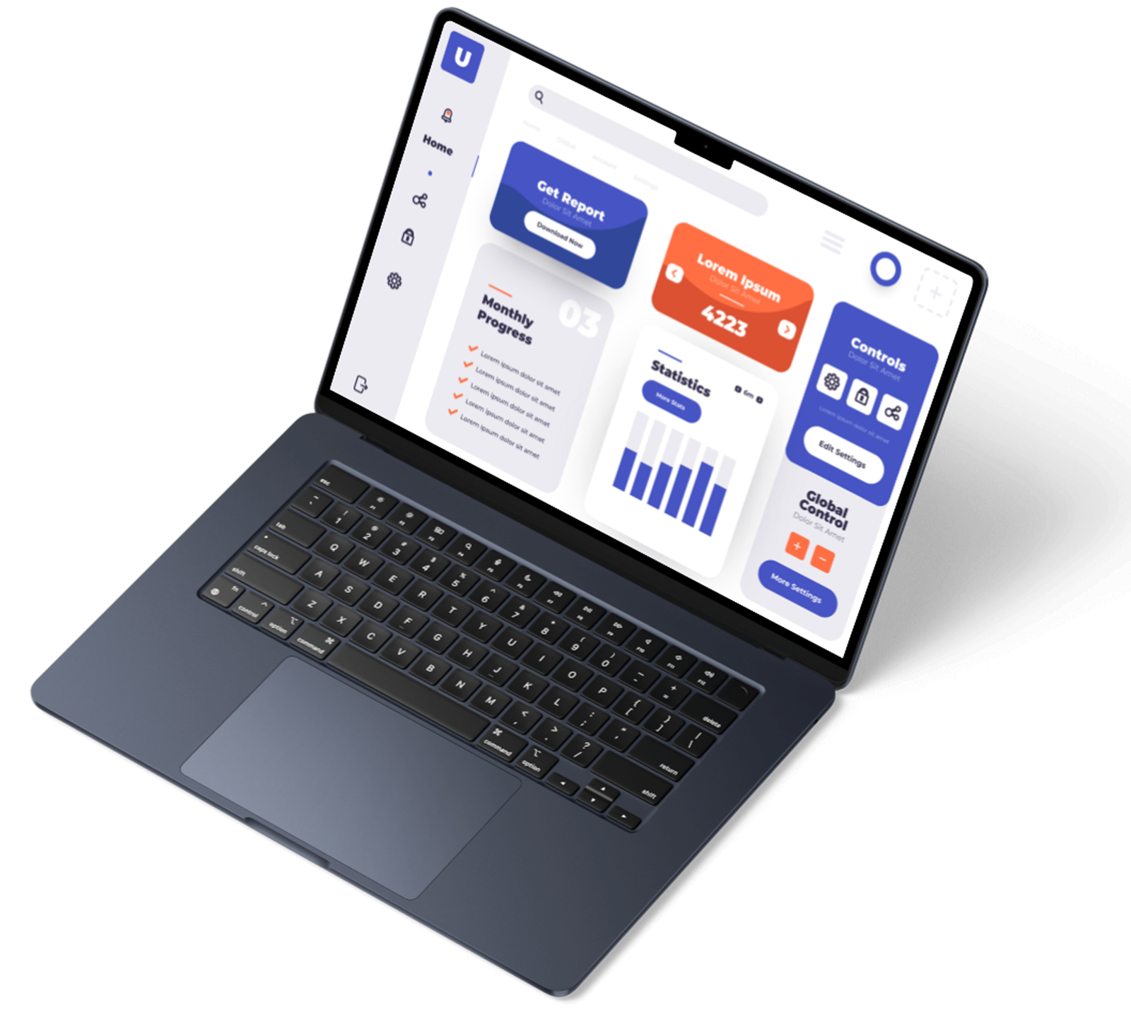 iPhone 16 Pro application mockup