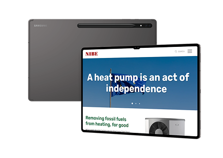 Heating and HVAC mobile application preview