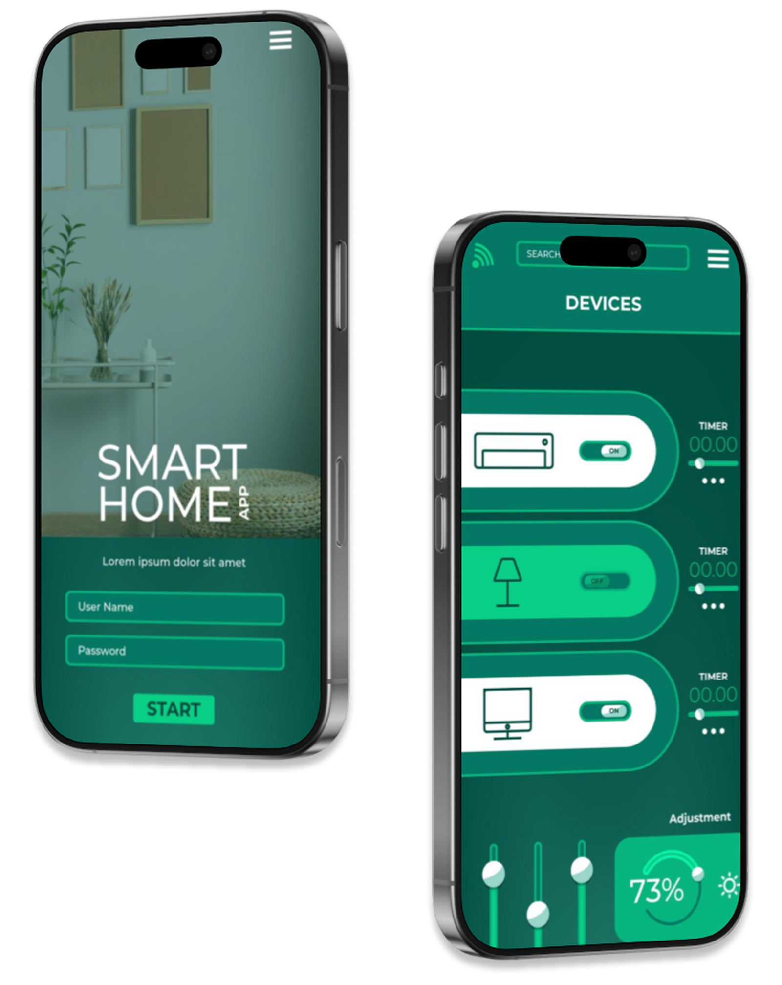 Web 3.0 and IoT application displayed on an iPhone 16 Pro