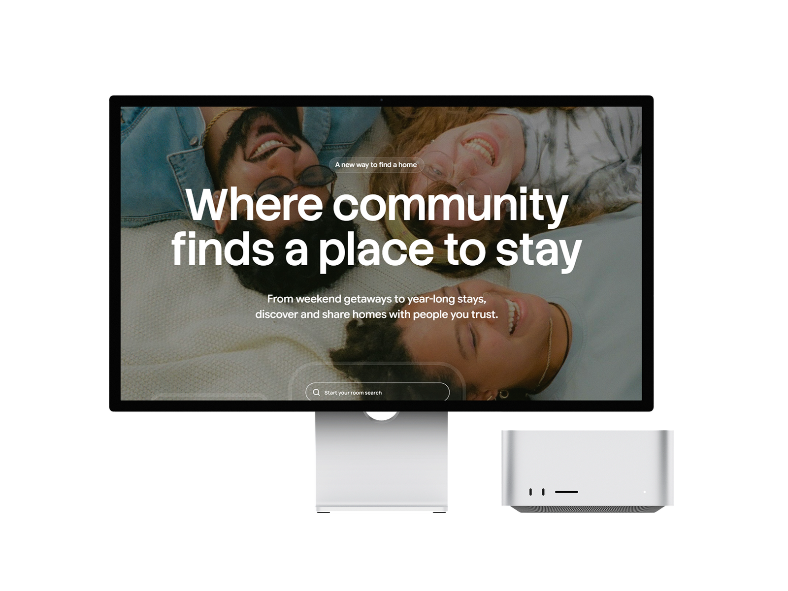 Rental platform desktop preview