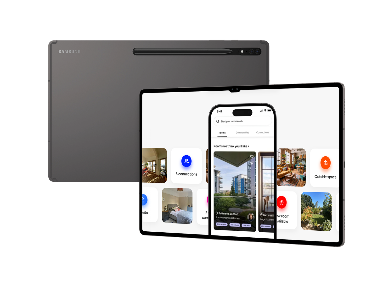 Rental search tablet preview