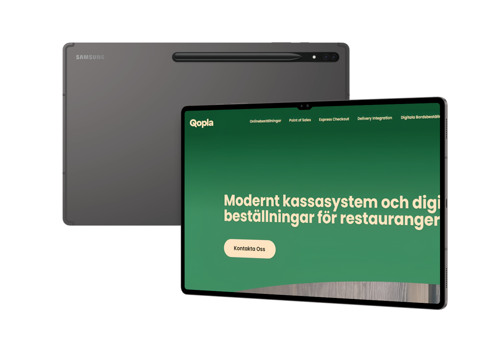 Tablet dashboard preview