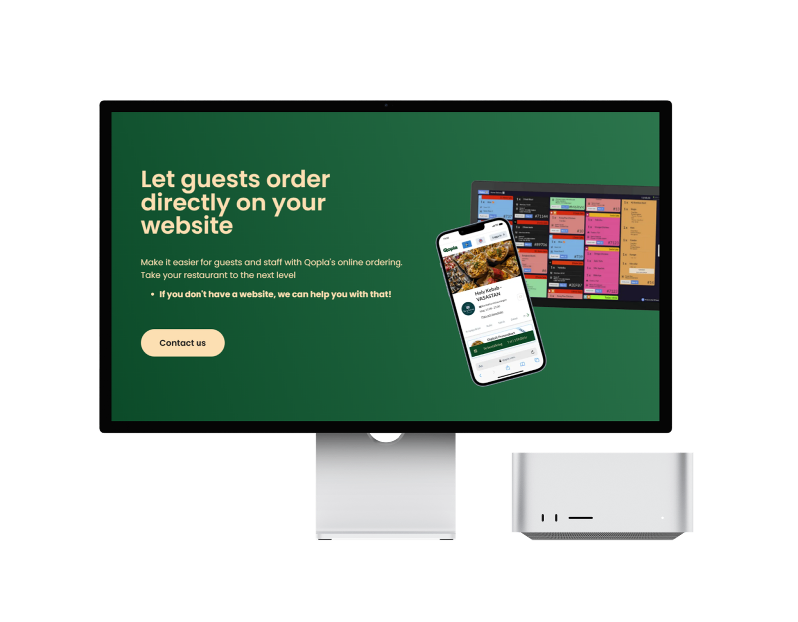 Restaurant management desktop preview